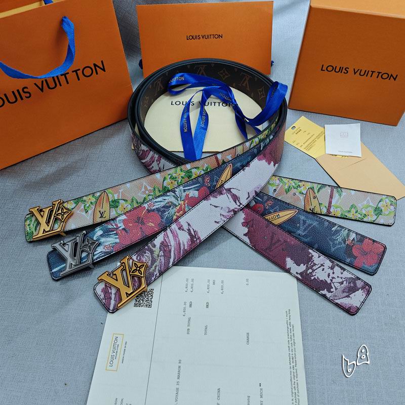 LV belt 38mmX90-125cm lb09